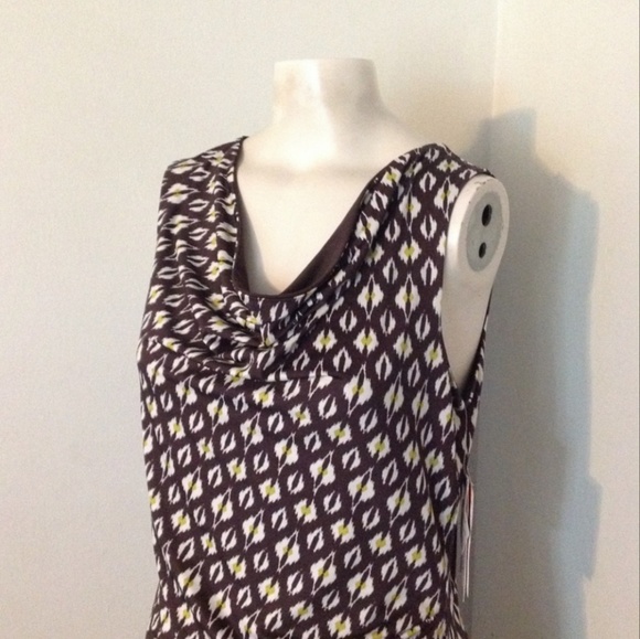 Athleta Inverse reversible print ruched dress Small - Picture 3 of 5